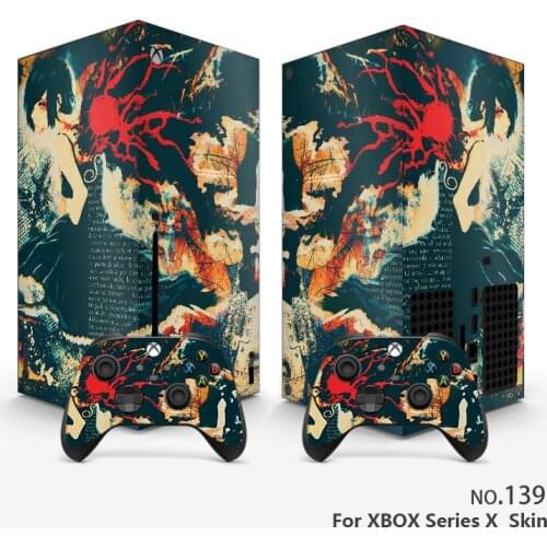 New Girl Style Skin Sticker Decal Cover for Xbox Series X Console and 2 Controllers Xbox Series X Skin Sticker Viny 1