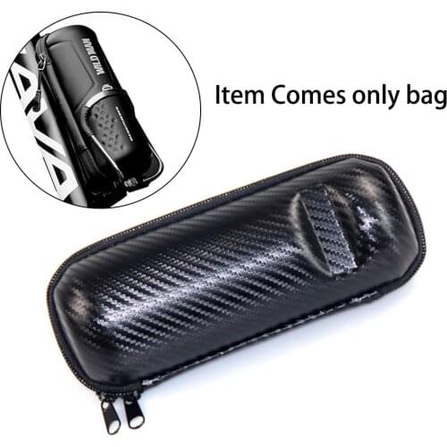 Portable Bicycle Repair Tools Bottle EVA Black MTB Road Bike Tire Repair Tools Bag Carbon Pattern Cycling Storage Apply Cans