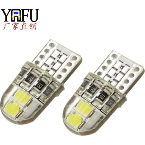 Manufacturer direct marketing no pole bright crystal lamp width lamp T10 indicator LED automobile lamp 3030 lamp bead 4smd