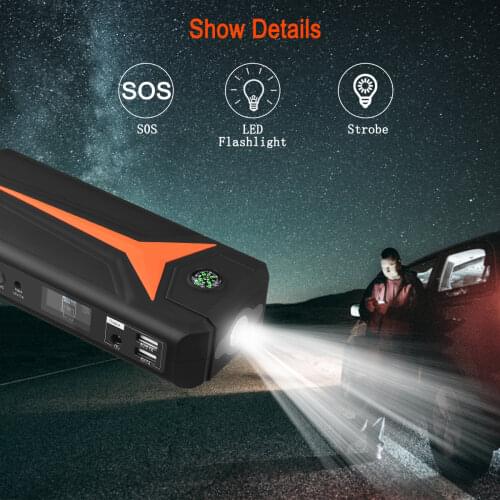AsperX Jump Starter Car Booster Battery Starter Emergency Charging Device Car Large Power Bank 20000mAh Launcher for Car