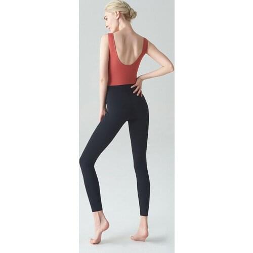 Sexy Seamless Gym Yoga Sets Women Sleeveless Gym Clothing U Back Sports Set with Padded Patchwork Yoga Jumpsuit Fitness Rompers