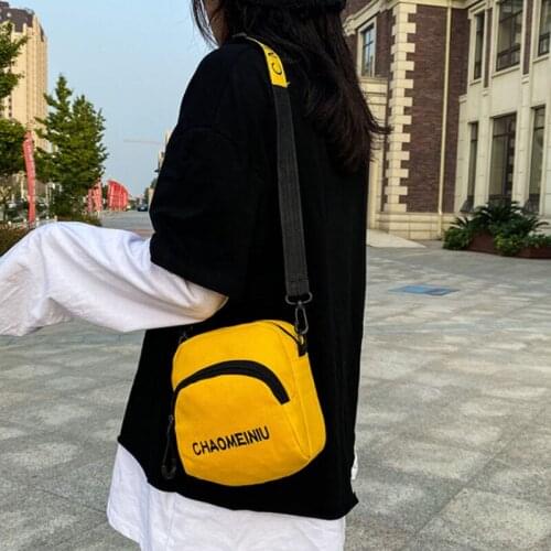 Cute children small bag 2021 new Korean version small fresh girl canvas shoulder bag slanting mobile phone wallet