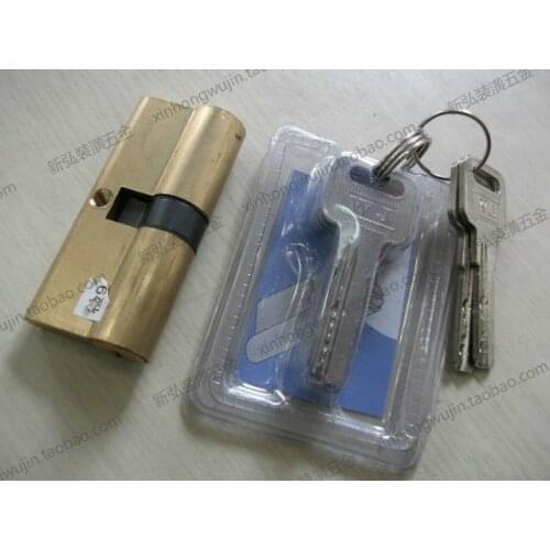 High Security Brass Door Lock Cylinder 105 mm (52.5+52.5) with brass keys