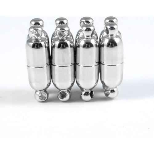 10pcs 18X6mm Clasps&Hooks Strong Magnetic Chain Buckle Hook Clasps Jewelry Findings Making DIY Clasps For Bracelets Handmade