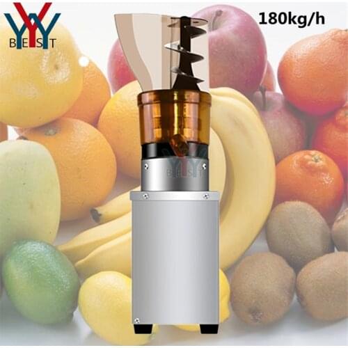 180kg/h fully automatic Screw Cold Press Extractor FilterFree Easy Wash Electric Fruit Juicer Large Caliber Mouth Machine