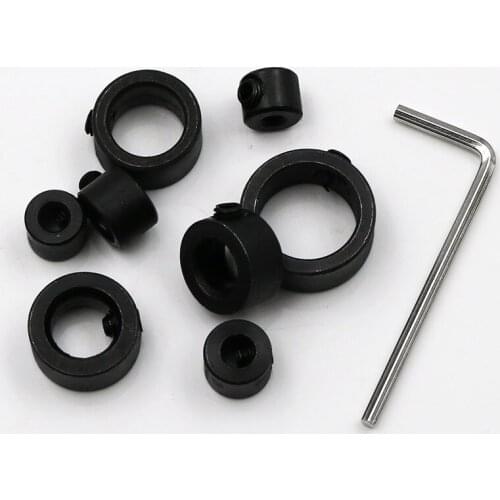 3-16mm Drill Bit Depth Stop Collar Ring Positioner Spacing Ring Woodworking Drill Bit Hex Wrench Woodworking Tools