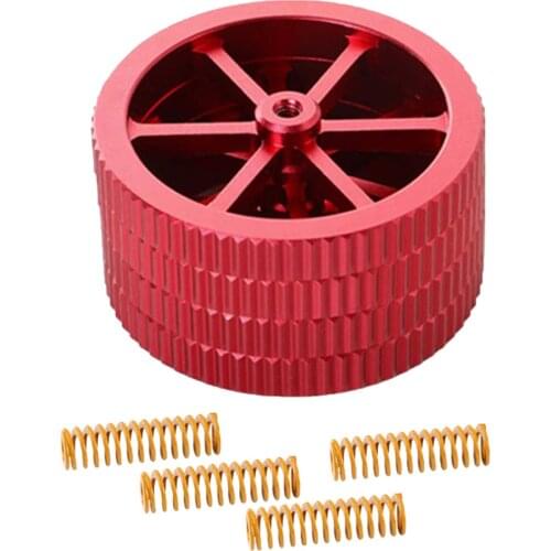 4 Pieces 3D Printer Hand Twist Leveling Nut + Die Springs For Ender 3