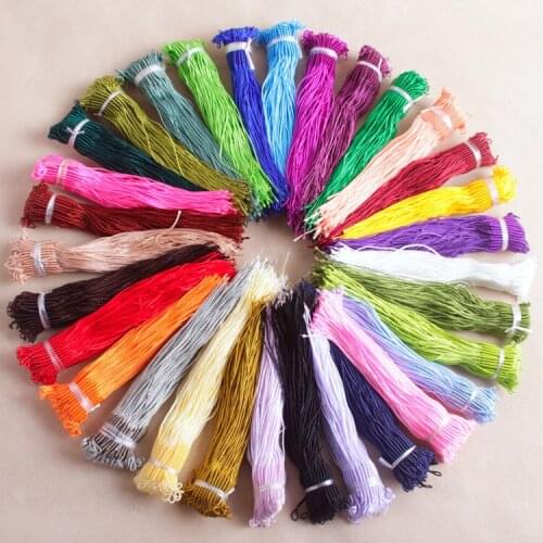 80pcsDIY accessories China knot coil Necklace coil making tassel hanging loop lanyard pull ring