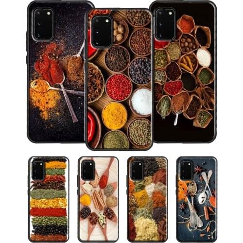 Spices Seasoning Cooking Chef Case For Samsung S20 S9 S8 Plus S10 Lite S10e For Galaxy Note 20 Ultra Note 9 8 10 Lite