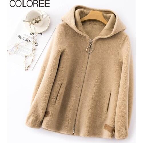 Женские пальто с мехом COLOREE China At AliExpress