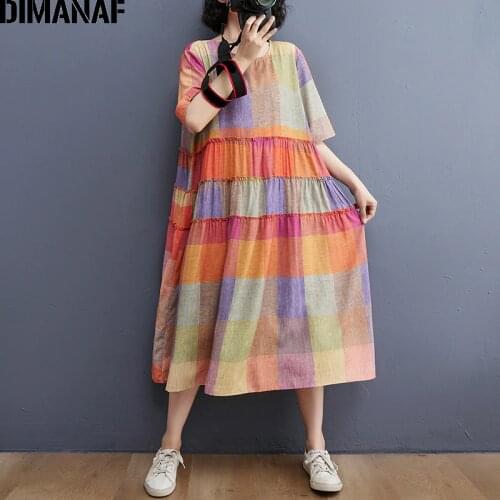 DIMANAF Off-the-shoulder Summer Dresses