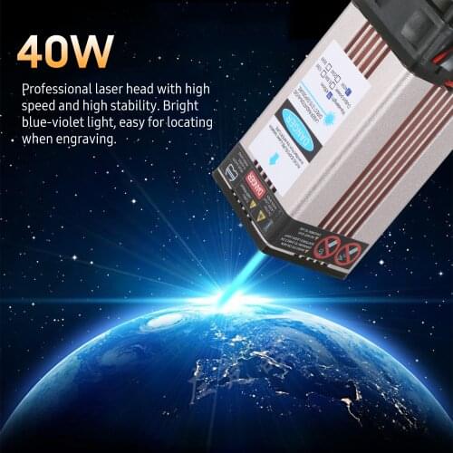 KKmoon 40/30/20/10/5.5W Laser Module Laser Head 450nm Engraving Module for Laser Engraving Machine CNC Laser Machine Wood carve
