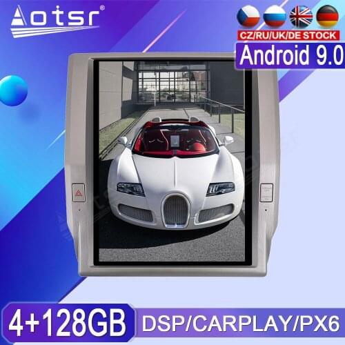 Android Radio Tape Recorder For Toyota Tundra 2014 - 2019 Car Multimedia Player Stereo Head Unit PX6 Tesla Navigation Auto Audio