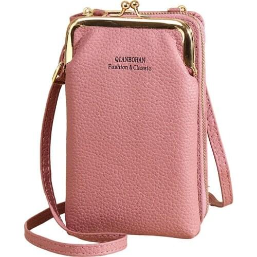 Fashion Exquisite Messenger Bag Women Shoulder Bags Female PU Leather Cellphone Bags Handbag Purse Wallet Clutch Crossbody Bag