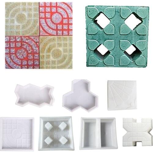Driveway Paving Brick Patio Concrete Slabs Path Garden Walk Maker Mould