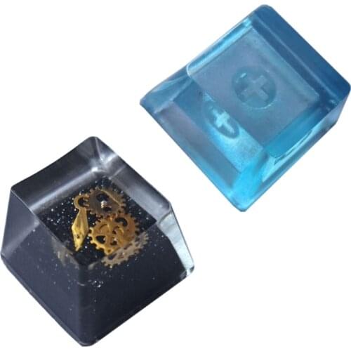 Handmade Customized OEM R4 Profile Resin Keycap Keyboard RGB Translucent Keycap