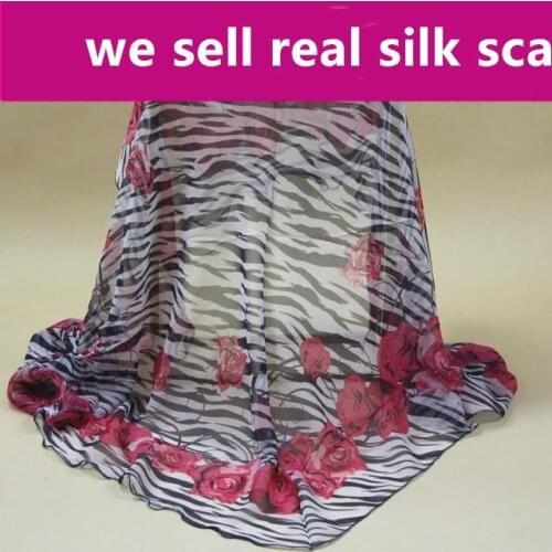 #S101 100% silk GEORGETTE scarf color:AS PICTURES,50*170cm women