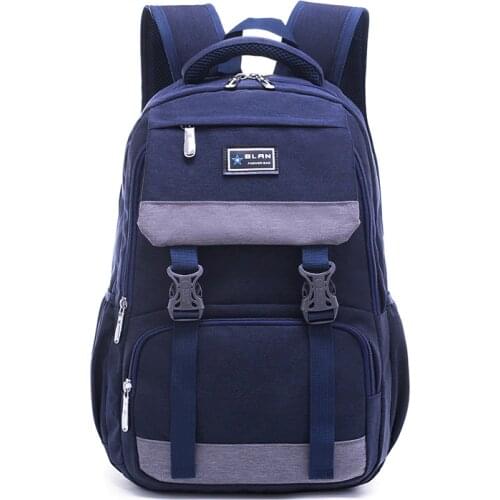 Korean fashion school backpack is for boys Teen school bags Large-capacity casual travel laptop backpacks mochila infantil