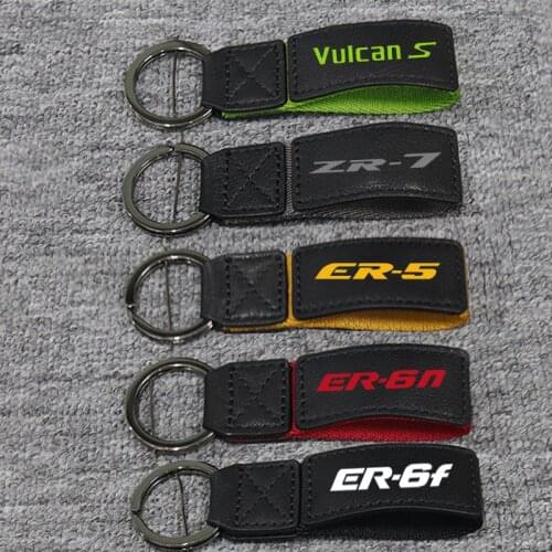 3D Key Holder Chain Collection Keychain For Kawasaki VULCAN/S 650cc VN650 ZR-7 ER-5 ER-6N ER-6F Motorcycle Key Ring Key