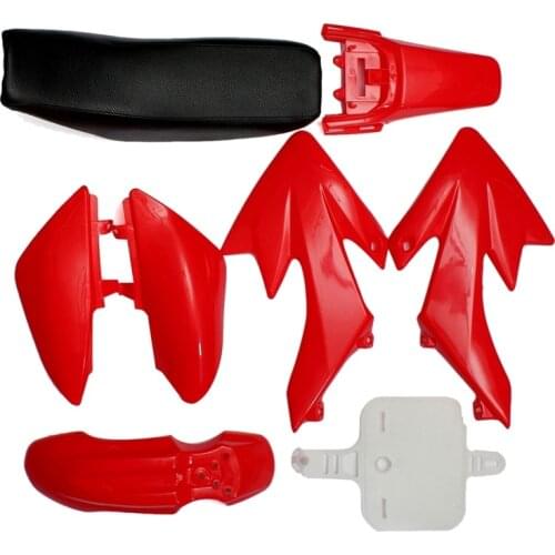 8Pcs 50Cc 110Cc 125Cc 140Cc Plastic 4-Stroke Crf50 Pit Off-Road Bike Set Mudguard Seat - Motorcycle Diy Kits