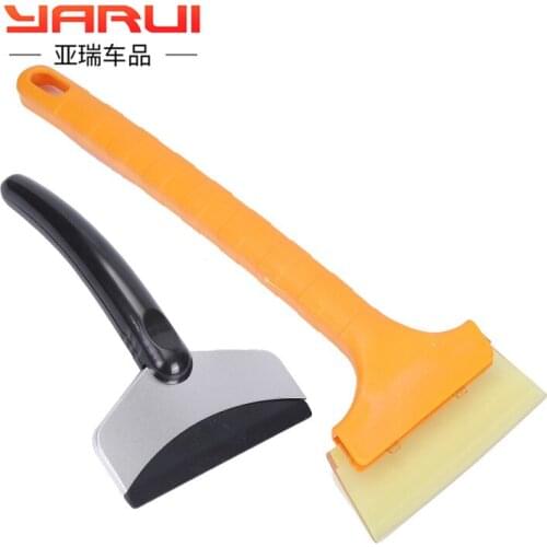Automotive stainless steel Oxford snow brush artifact winter scraper shovel tool glass defrost