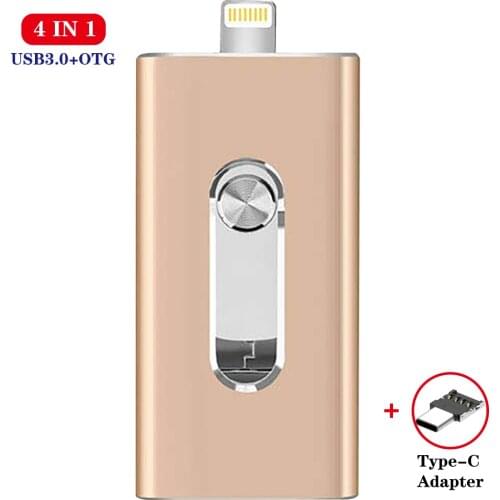 OTG USB flash drive Usb 3.0 pen drive for iPhone/iPAD/Android SmartPhone/Tablet/PC 8GB 16GB 32GB 64GB 128GB Type C Pendrive