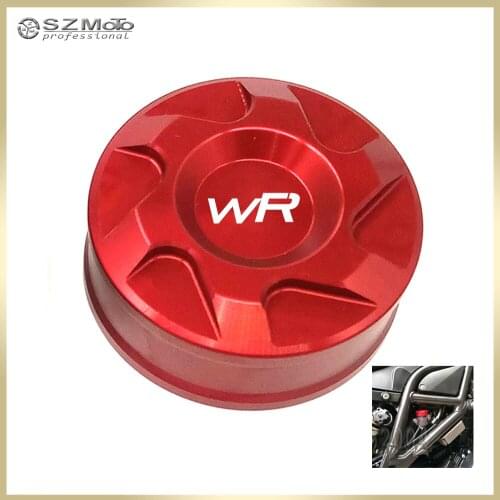 For YAMAHA WR 125X/125R/200R/250Z WR125X WR125R Rear Brake Reservoir Cover Motorcycle Master Cylinder Oil Fluid Cap With Logo