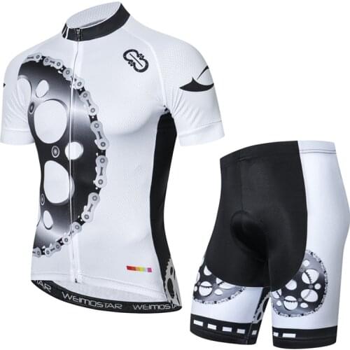 Weimostar Pro Cycling Clothing Men Team Bike Clothing Quick Dry Anti-UV Bicycle Wear Short Sleeve Cycling Jersey Sets Ciclismo