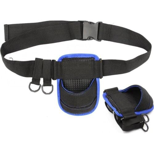 50% Hot Sale Boat Sea Fishing Rod Waist Belt Mat Oxford Fabric Belly Pole Stand Holder Pad Fishing Accessories