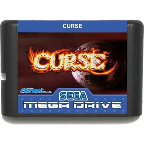Curse Cart 16 bit MD Game Card For Sega Mega Drive For Genesis