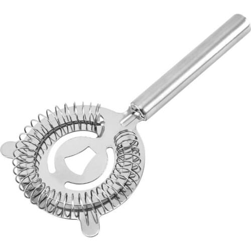 Cocktail Strainer Stainless Steel Ice Wire Mixed Drink Colander Filter Professional Percolator Bar Accessories Tool SN3596