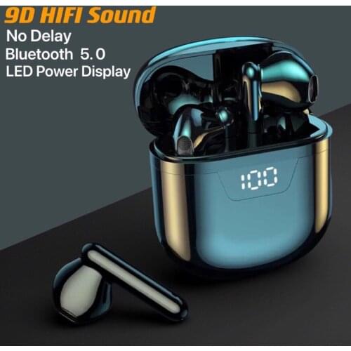 TWS Wireless Bluetooth-compatible Headphones Fone Upgraded Power Display Earphones Headset Earbuds For All Devices Sports