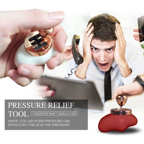 1pcs Mini Fingertip Simulator Gear Shift Decompression Adult Toy Finger Learning Car Driving Kids Anti-stress Toys Toy Educ Q5D8
