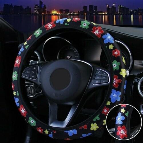 38CM Coprivolante Per Auto Printed Milk Silk Fabric Stampa Antiscivolo Universale Auto Volante Protector Car Accessori Interni
