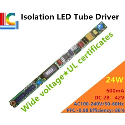 5PCs Wide voltage UL certificates LED Tube Drive Adapter 18W 20W 22W 24W Power Supply 450mA 500mA 550mA 600mA T8 T10 transformer