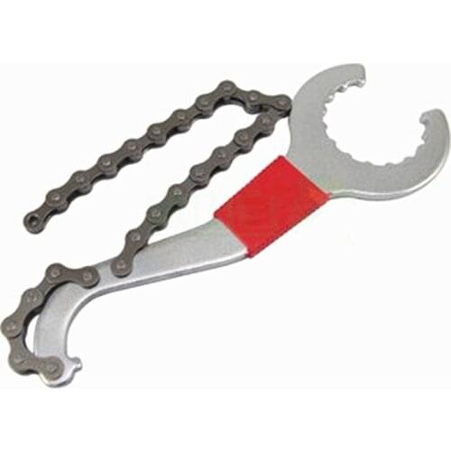 50pcs/lot 3in1 Tool Kit 3 in 1 Bicycle Chain Whip Sprocket Cassette Lock ring Bottom Bracket BB BB 2 Hollowtech 11 Wrench tool