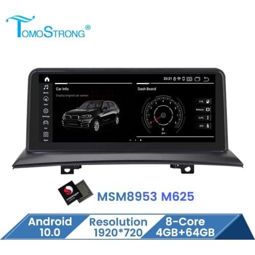 10.25" Car multimedia player For BMW X3 E83 2004 - 2012 iDrive Qualcomm 8-core Car Android system wifi 4g stereo Navigation