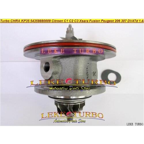Free Ship Turbo Cartridge Chra Core KP35 01 54359880001 54359700001 For Ford Fiesta For Peugeot 206 For Citroen C3 DV4TD 1.4L