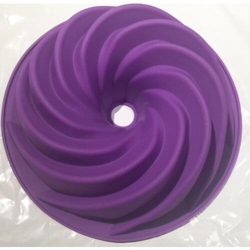 Big swirl shape silicone cake mould baking mold kitchen Tool 3D mold DIY Birthday Wedding Party