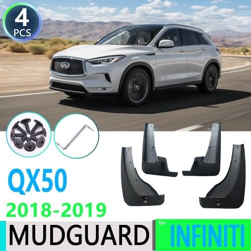 For Infiniti QX50 P71A 2018 2019 2020 Car Fender Mudguard Mud Flaps Guard Splash Flap Car Accessories