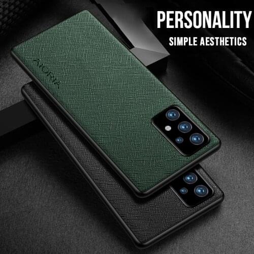 Case For Samsung Galaxy A32 A42 A52 A72 4G 5G PU Leather Cases TPU Around Edge Business High Quality Back Cover