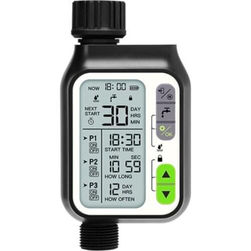 HAVA Rainwater Sensor Garden Balcony Automatic Watering Device HD Large Screen Timing Intelligent Irrigation System Control