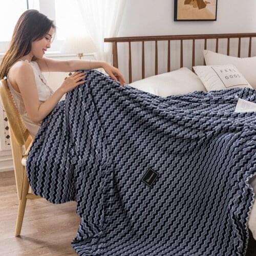 Flannel Blanket for Bed Sofa Warm Knee Cover Beds Skirt Hotel Home Travel Car Sleeping Comforter Sheet