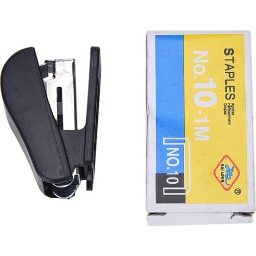 Staple-Free Stapler Home Paper Binding Binder Paperclip Stationery Office School Supplies