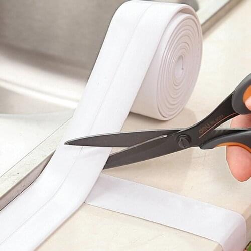 320cmx2.2cm / 320cmx3.8cm 1roll PVC Material Kitchen Bathroom Wall Sealing Tape Waterproof Mold Proof Adhesive Tape 2020 New