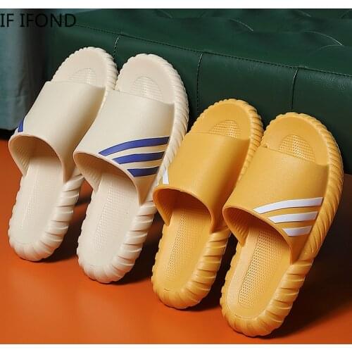 IF IFOND Bathroom Slippers Massage Slipper Unisex Shower Slides Couple Women Men Sandals Anti-slip Indoor Couples Home Sandals