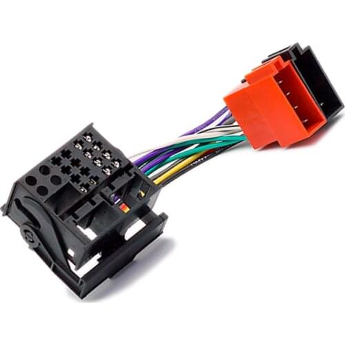 Msanzeo Stereo Car Adapter Radio Iso Cable Harness for Peugeot 307 308 407 607 807 1007