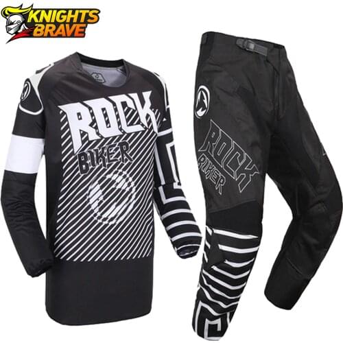 Motocross Jersey Pants Suit Combo Summer Breathable Moto Motocross Equipment Clothes MX Gear Dirt Bike Enduro Racing Set Men