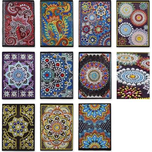 Hibah notebook 5D DIY diamond painting special shape diary diamond embroidery cross stitch painting gift