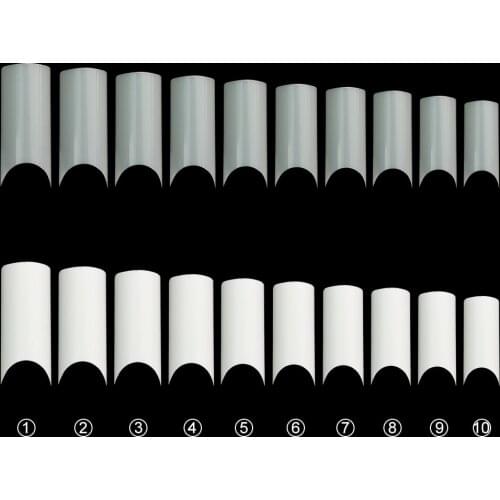 Nail Tips 500 Pcs Half Cover Fake Nails Manicure UV Gel Nail Tips Suitable for Professional Salon or Home Use Press on Nails